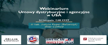 Webinaium - Umowy Dystrybucyjne i Agencyjne w USA 