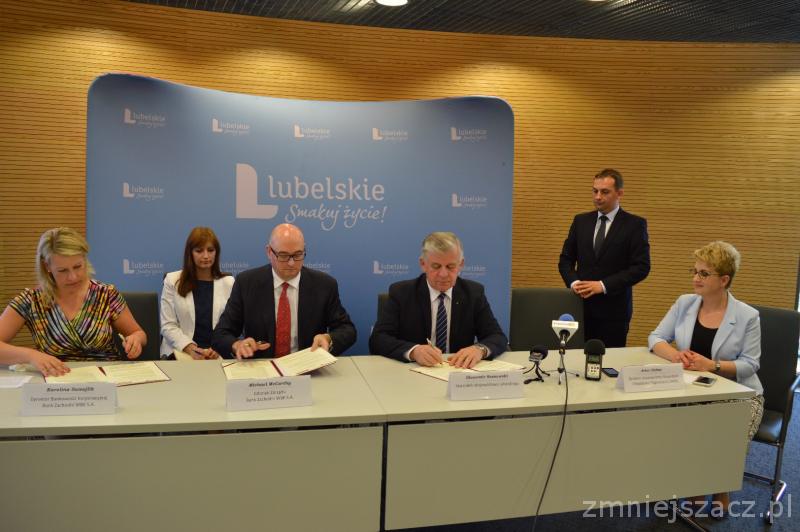Podpisanie listu intencyjnego pomiędzy Województwem Lubelskim a Bankiem Zachodnim WBK