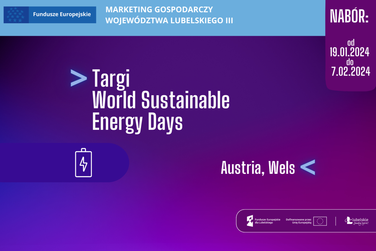 NABÓR! Targi World Sustainable Energy Days 2024 
