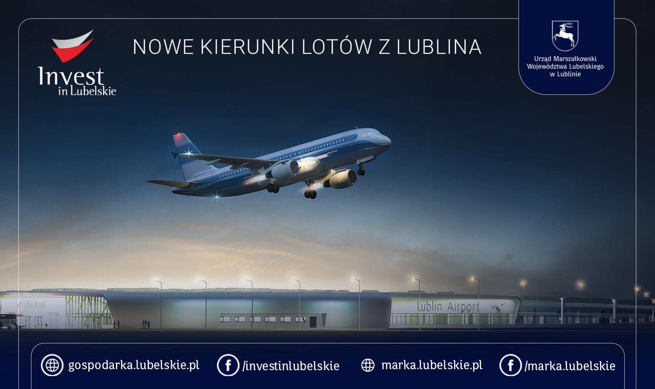Nowe kierunki z Portu Lotniczego Lublin
