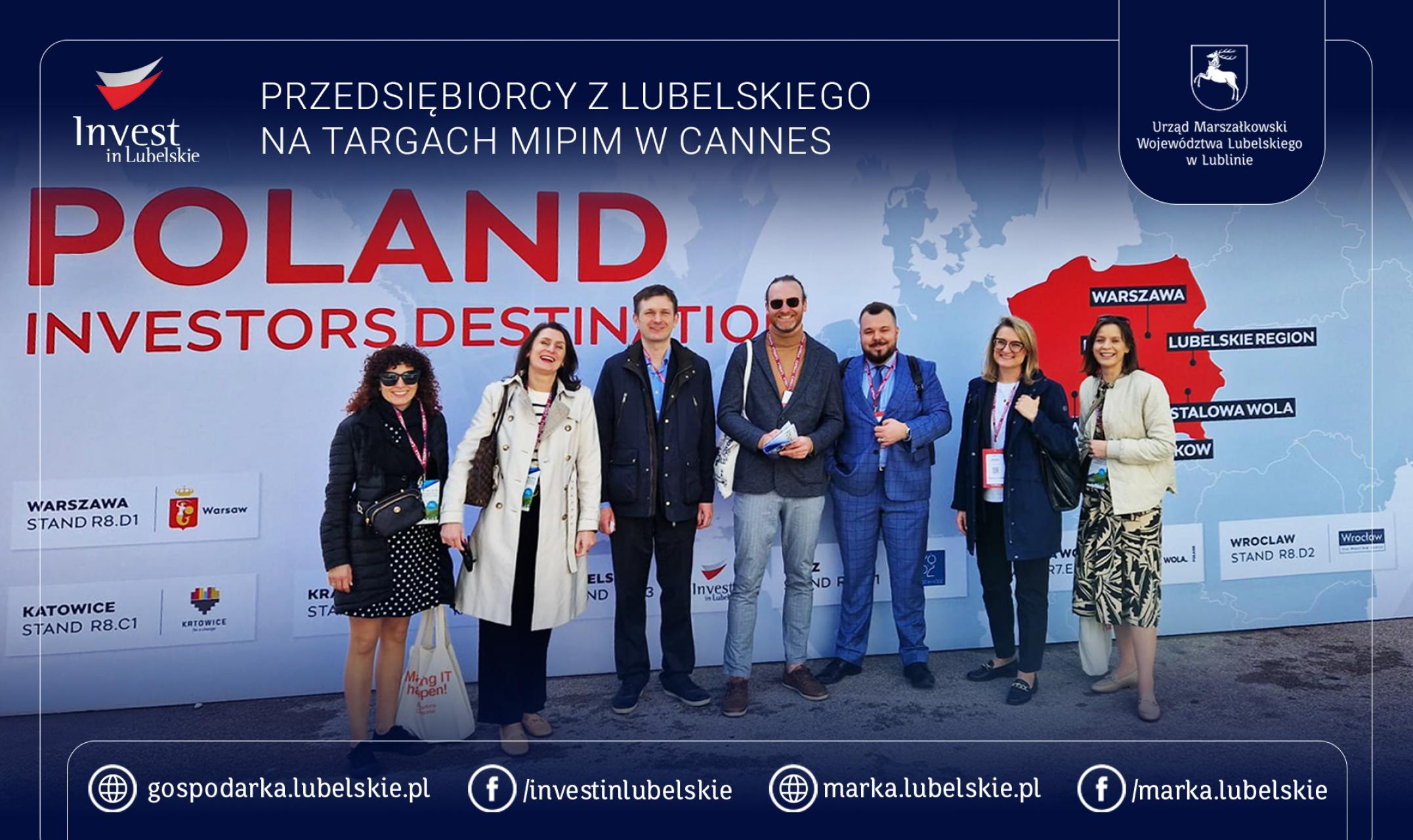 Przedsiębiorcy z województwa lubelskiego na targach w Cannes