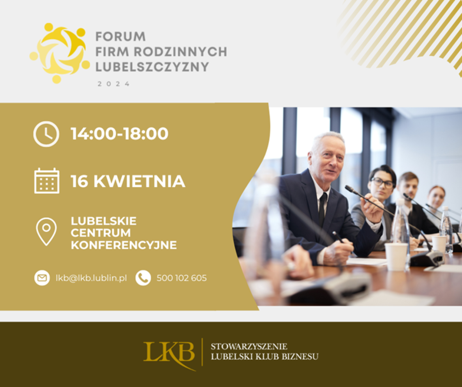 Forum Firm Rodzinnych 16 kwietnia w Lublinie 