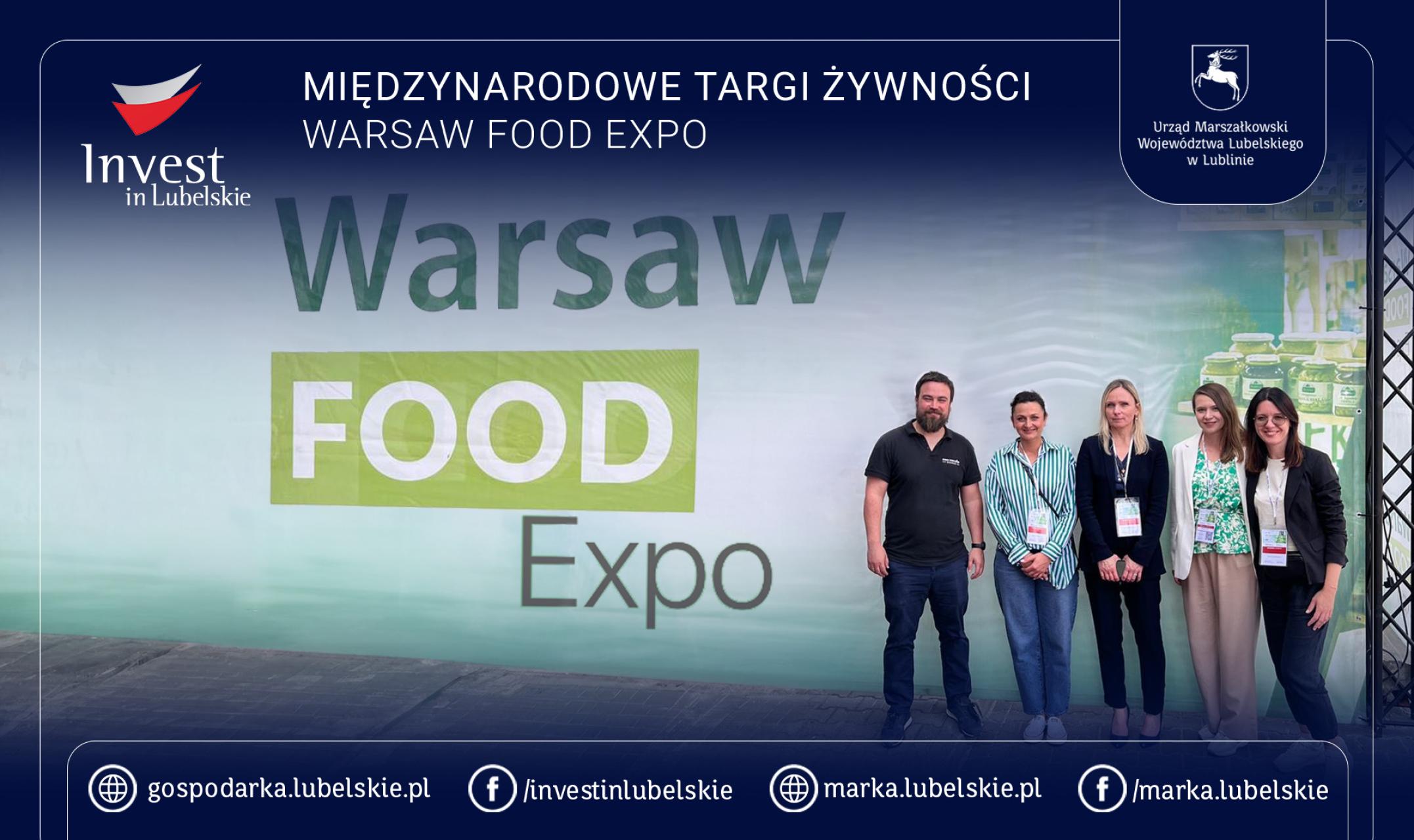 Przedsiębiorcy z lubelskiego na targach Warsaw Food Expo 