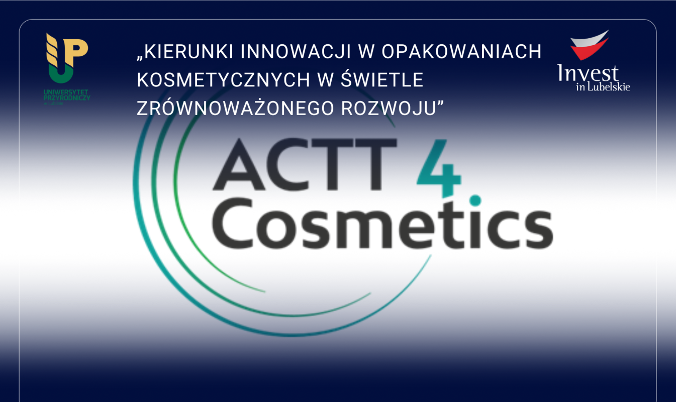 Bezpłatny webinar w ramach projektu ACTT4Cosmetics!