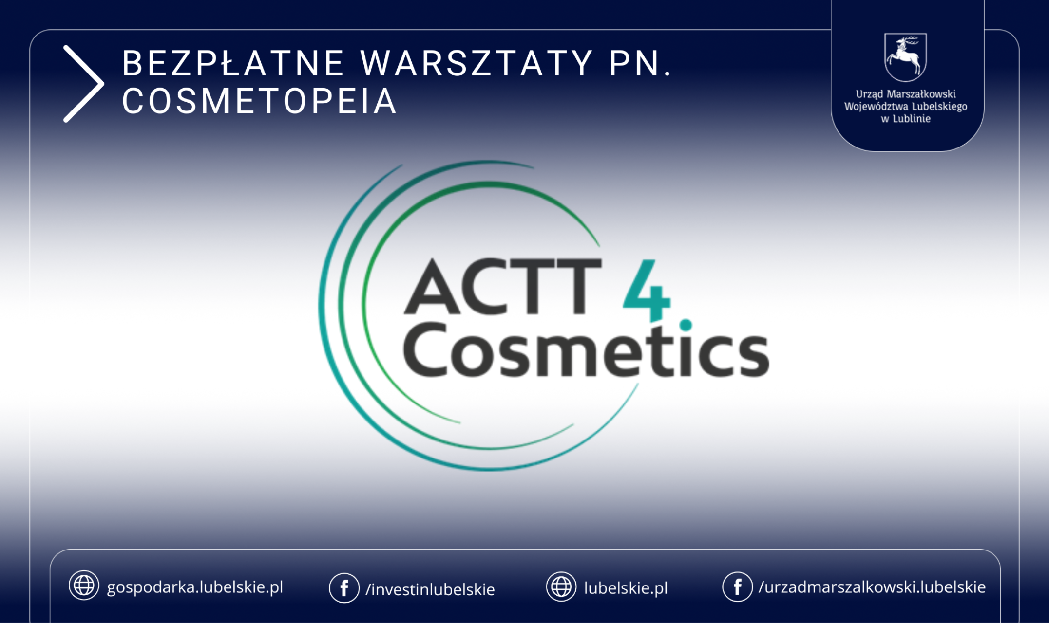 Bezpłatne warsztaty pn. Cosmetopeia