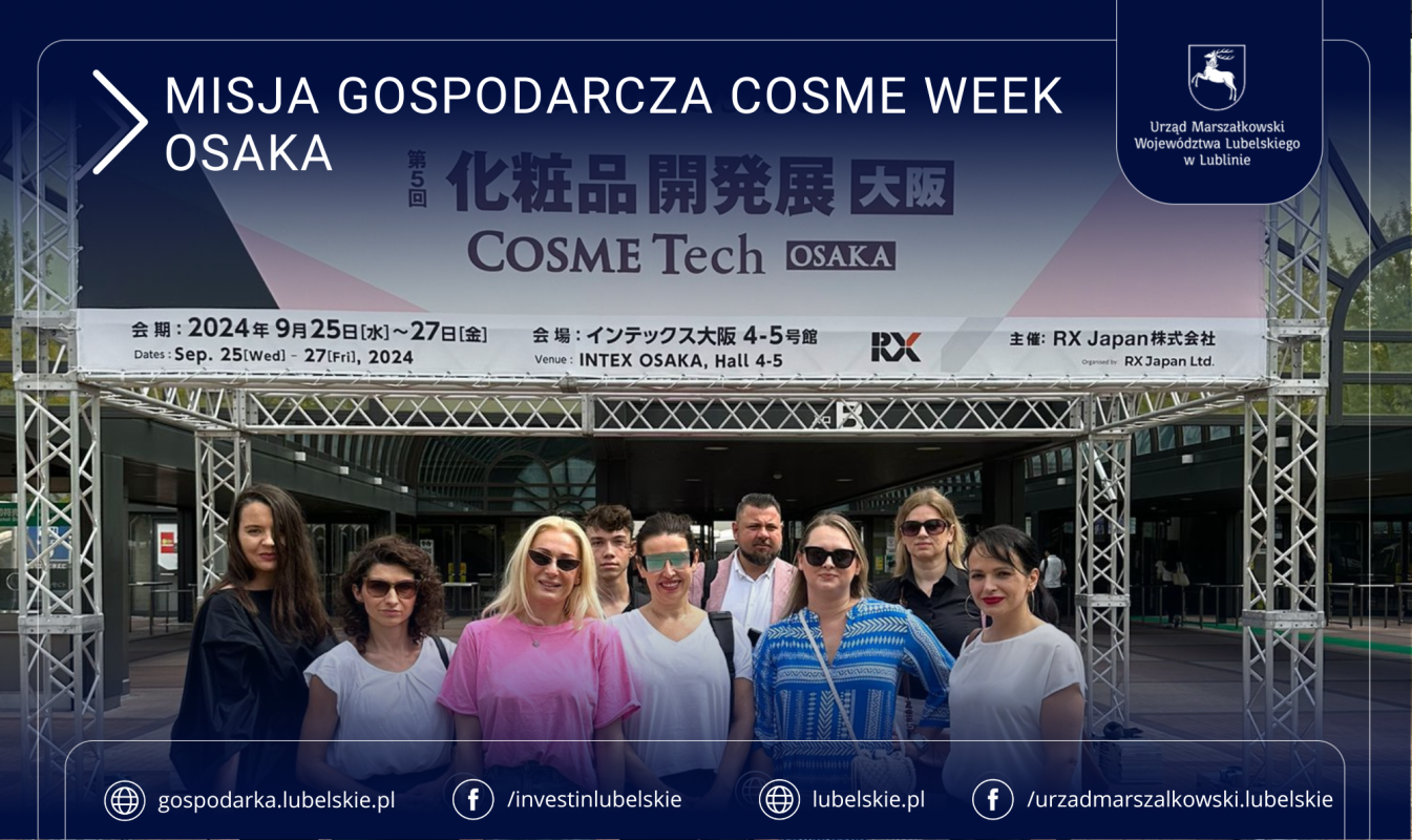 Misja gospodarcza COSME Week Osaka (Japonia)