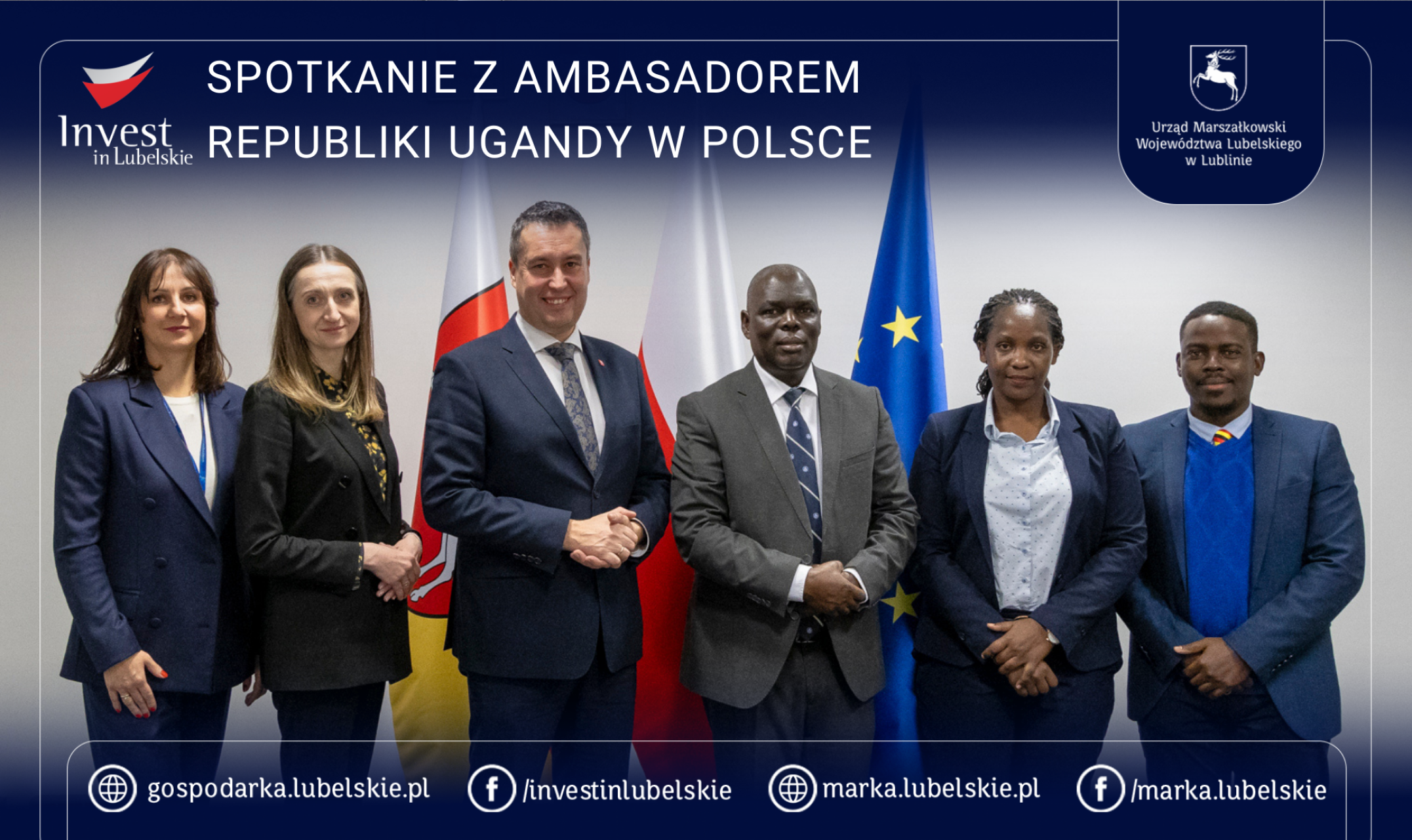 Ambasador Ugandy z wizytą w Województwie Lubelskim 