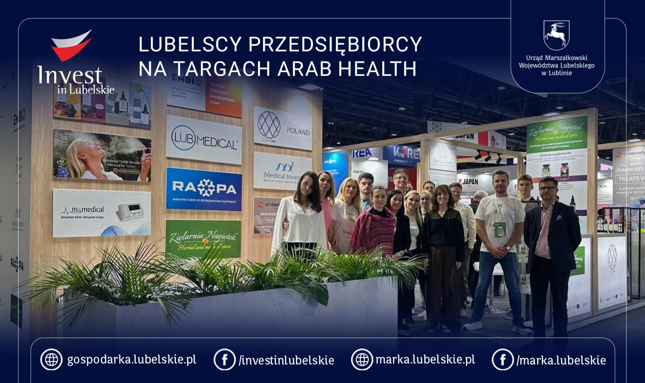 Lubelskie MŚP na targach ARAB HEALTH 