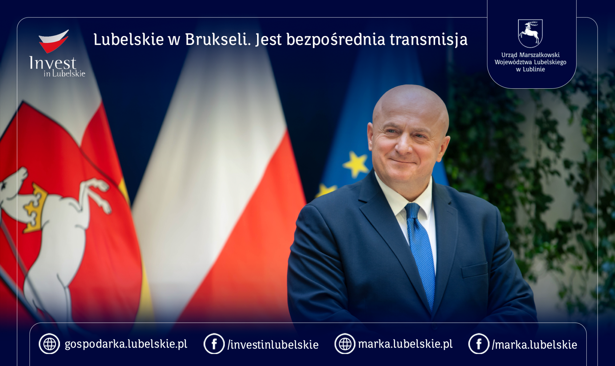 Lubelskie w Brukseli. Jest bezpośrednia transmisja