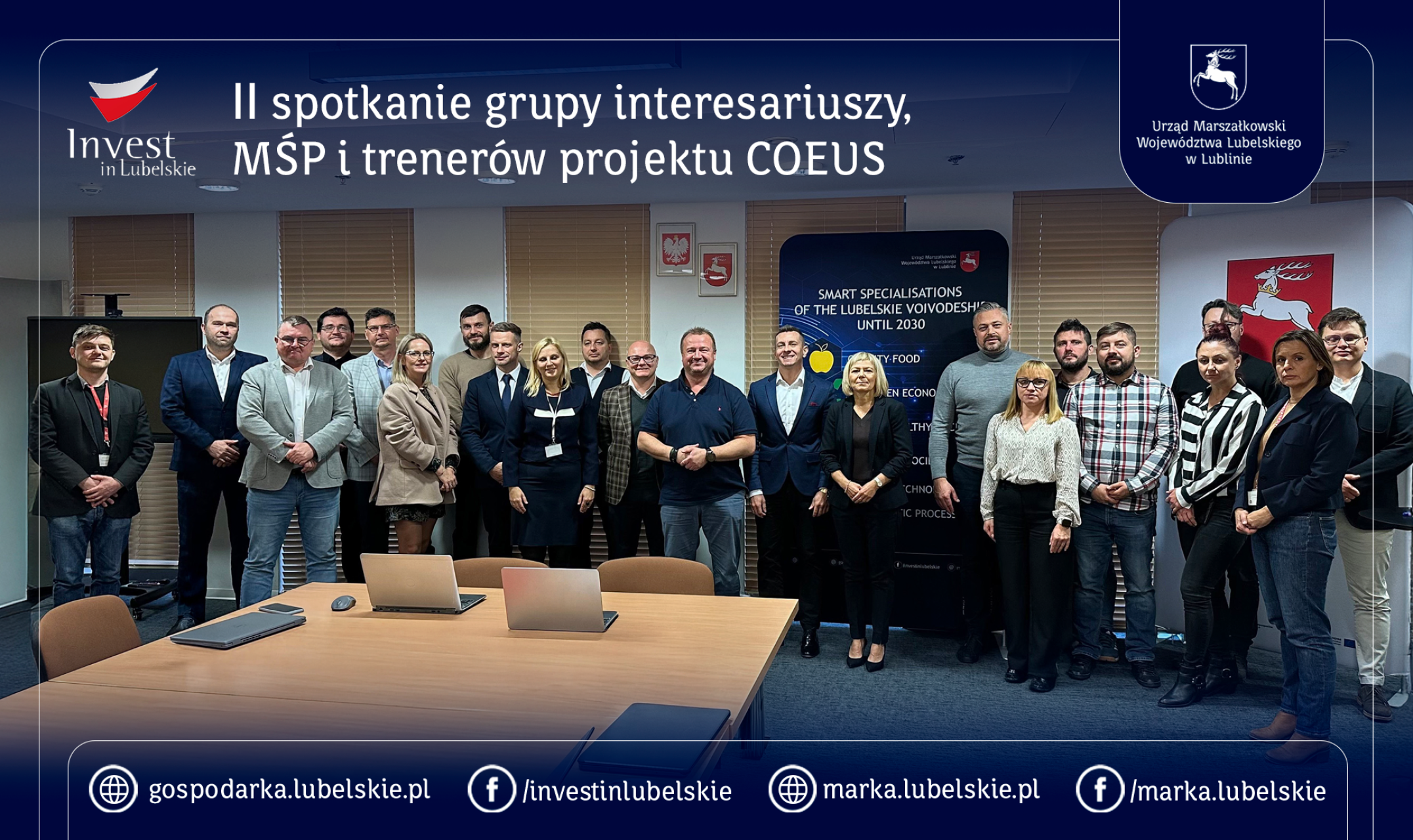 Drugie spotkanie grupy interesariuszy, MŚP i trenerów projektu COEUS