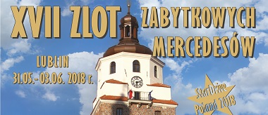 95 załóg z Polski i Europy na XVII Zlocie Zabytkowych Mercedesów w Lublinie